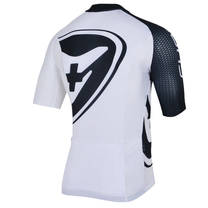 Men's Silver Race Jersey - Swiss Classic White